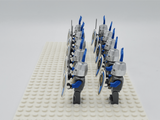 Blue Lion Knights Style 2 Block Figures Set of 10pcs
