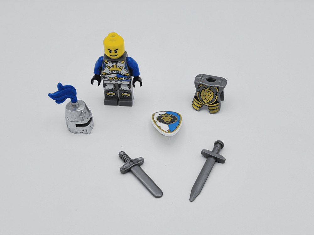 Blue Lion Knights Style 2 Block Figures Set of 10pcs