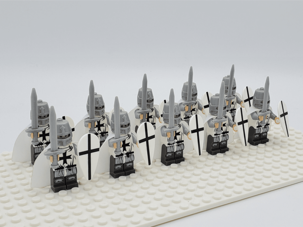 Crusader Knight Block Figures Set of 10pcs