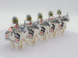 Crusades Holy Sepulchre Knights and Mounts Block Figures Set of 10pcs