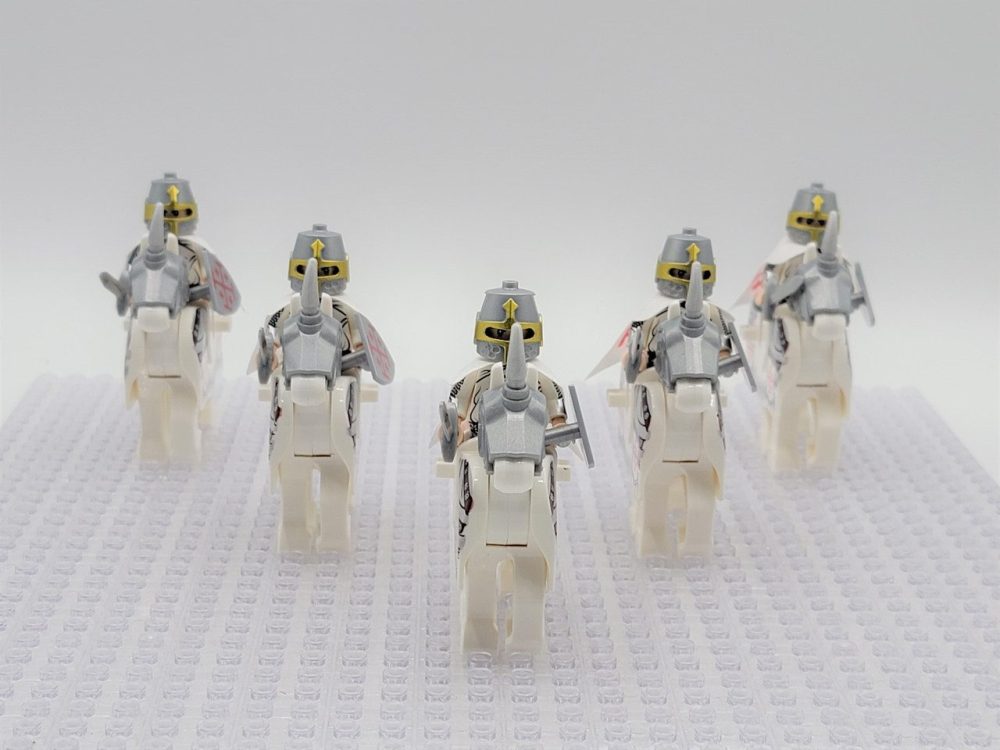Crusades Holy Sepulchre Knights and Mounts Block Figures Set of 10pcs