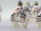 Crusades Holy Sepulchre Knights and Mounts Block Figures Set of 10pcs