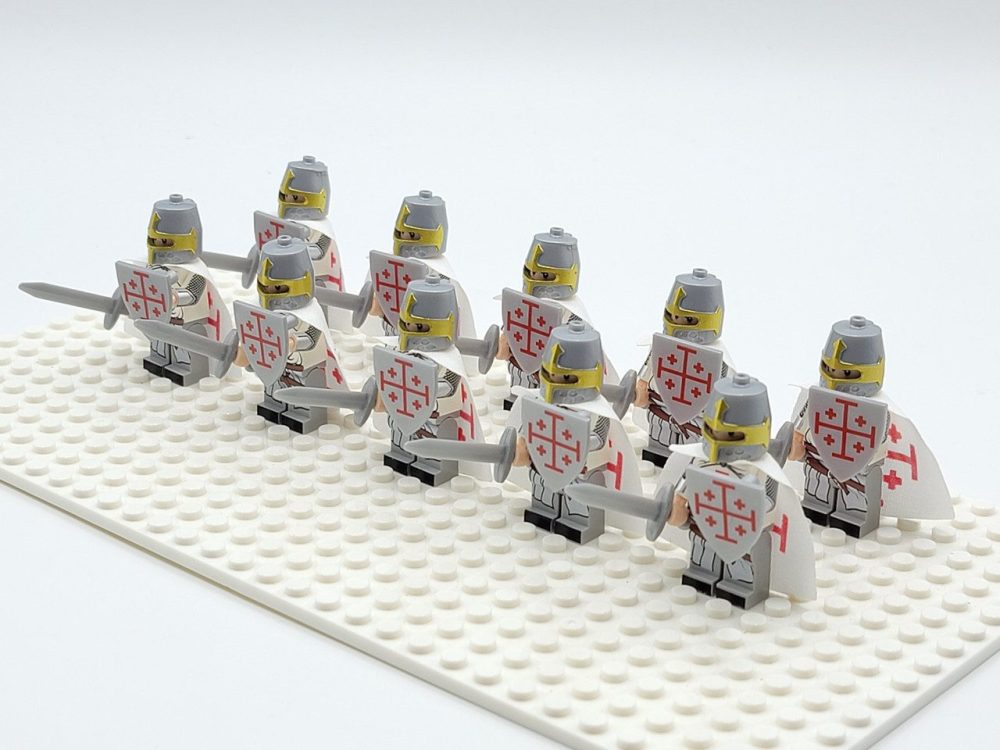 Crusades Holy Sepulchre Knights Block Figures Set of 10pcs