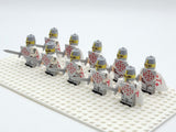 Crusades Holy Sepulchre Knights Block Figures Set of 10pcs