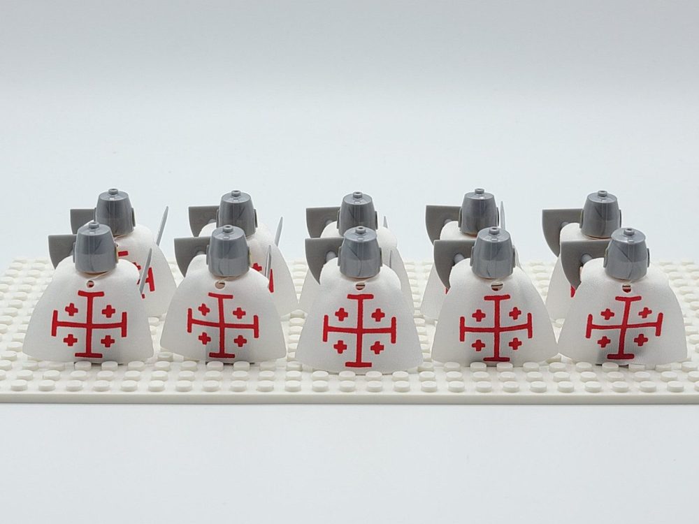 Crusades Holy Sepulchre Knights Block Figures Set of 10pcs