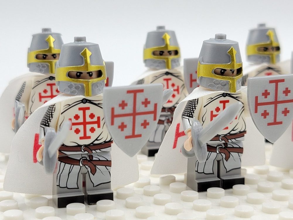 Crusades Holy Sepulchre Knights Block Figures Set of 10pcs