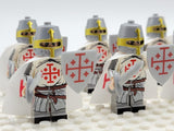 Crusades Holy Sepulchre Knights Block Figures Set of 10pcs
