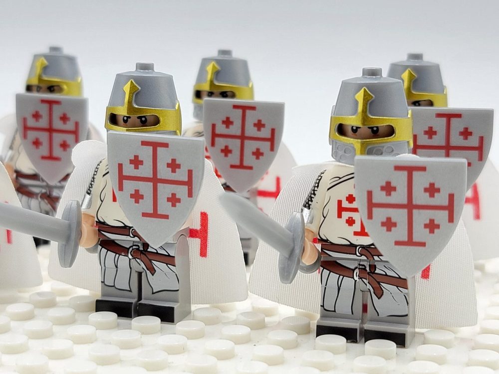 Crusades Holy Sepulchre Knights Block Figures Set of 10pcs
