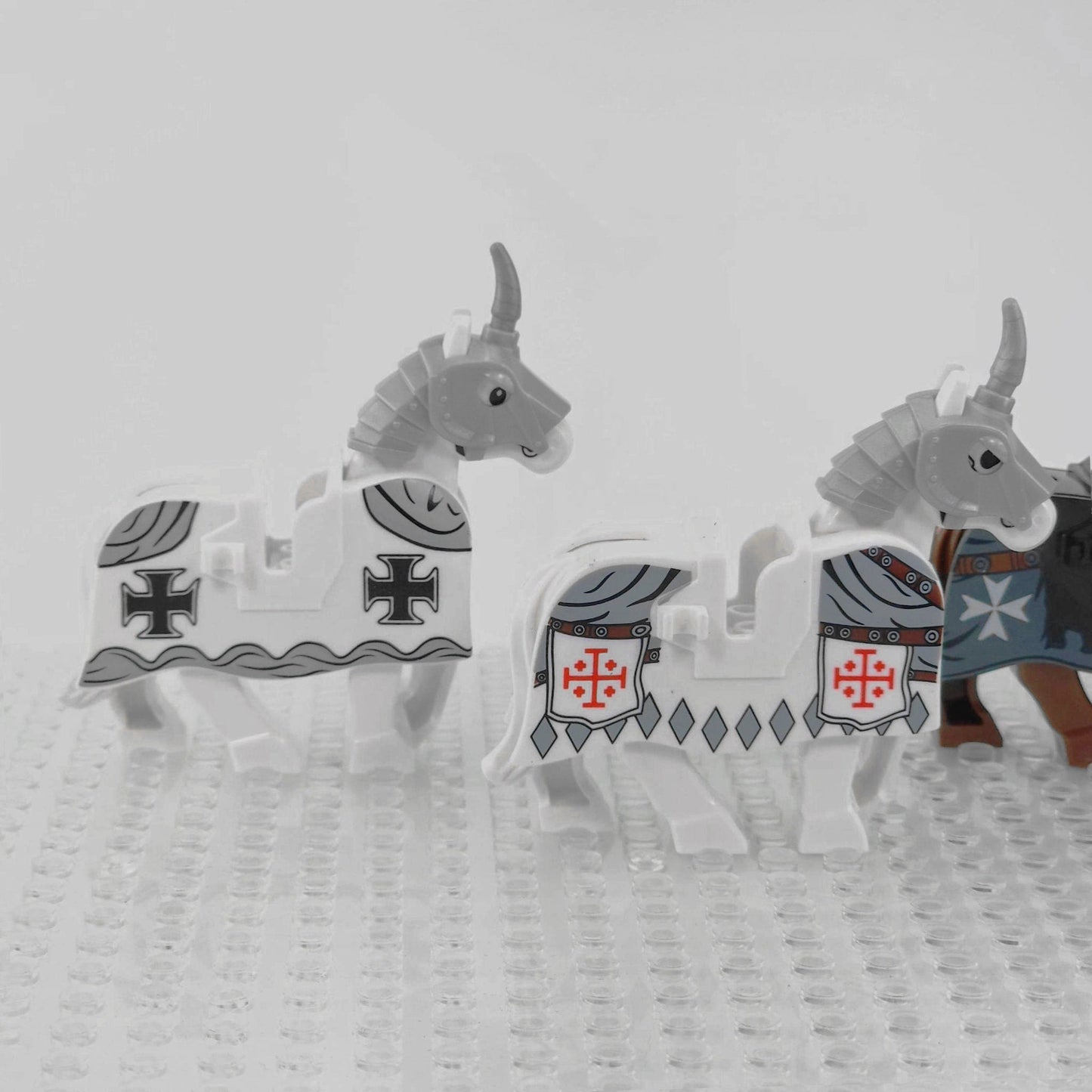 Crusades Horses and Mounts Block Figures