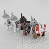 Crusades Horses and Mounts Block Figures