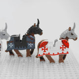 Crusades Horses and Mounts Block Figures