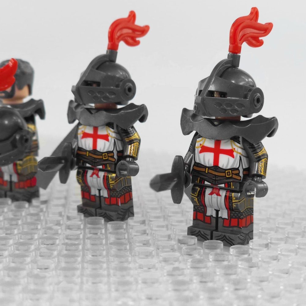 Crusades Knights Templar Elite Swords Block Figures Set of 5pcs