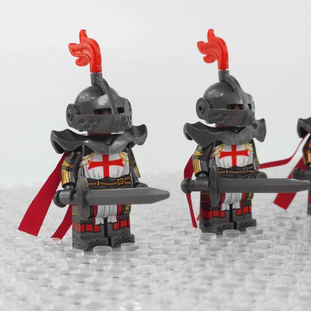 Crusades Knights Templar Elite Swords Block Figures Set of 5pcs