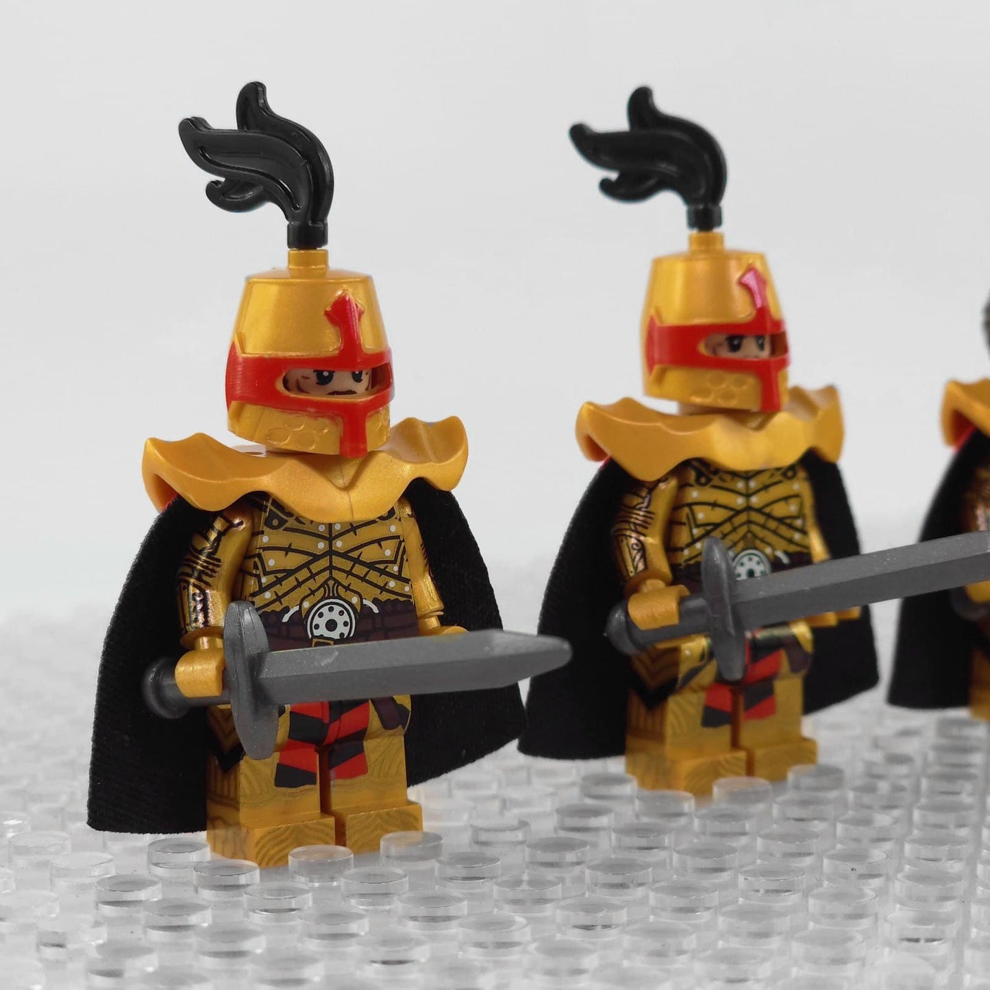 Crusades Knights Templar Golden Knights Block Figures Set of 5pcs