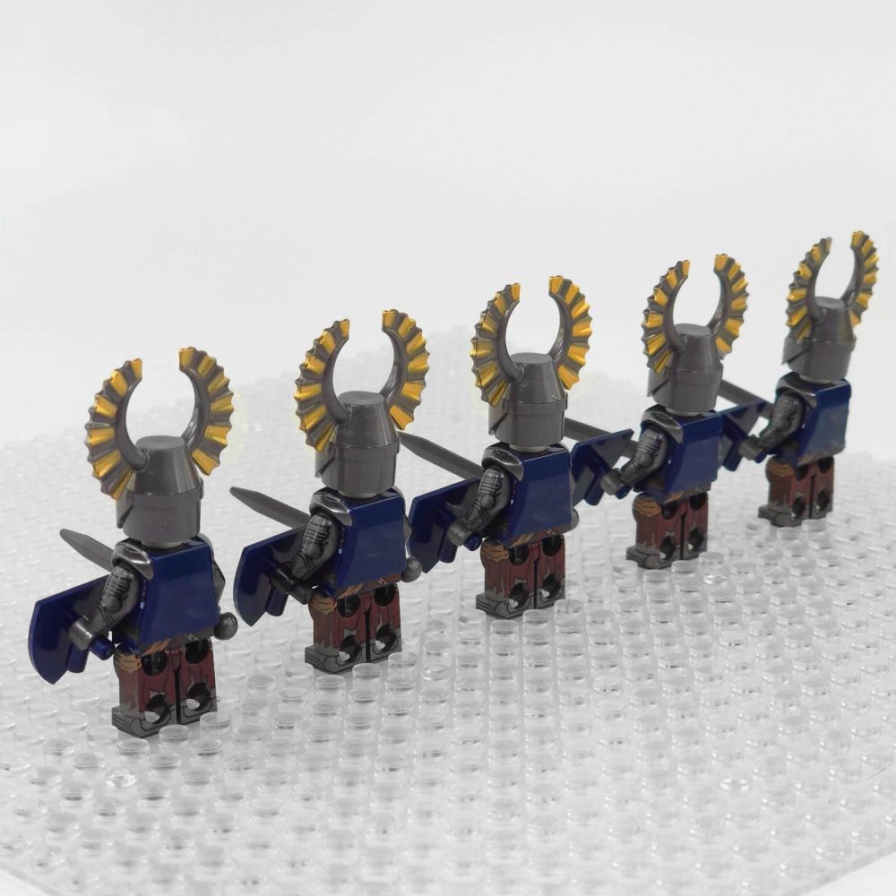 Crusades Knights Templar Lion Heart Knights Block Figures Set  With Sword and Shield