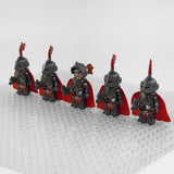 Crusades Knights Templar Patron Knights Block Figures Set  With Swords