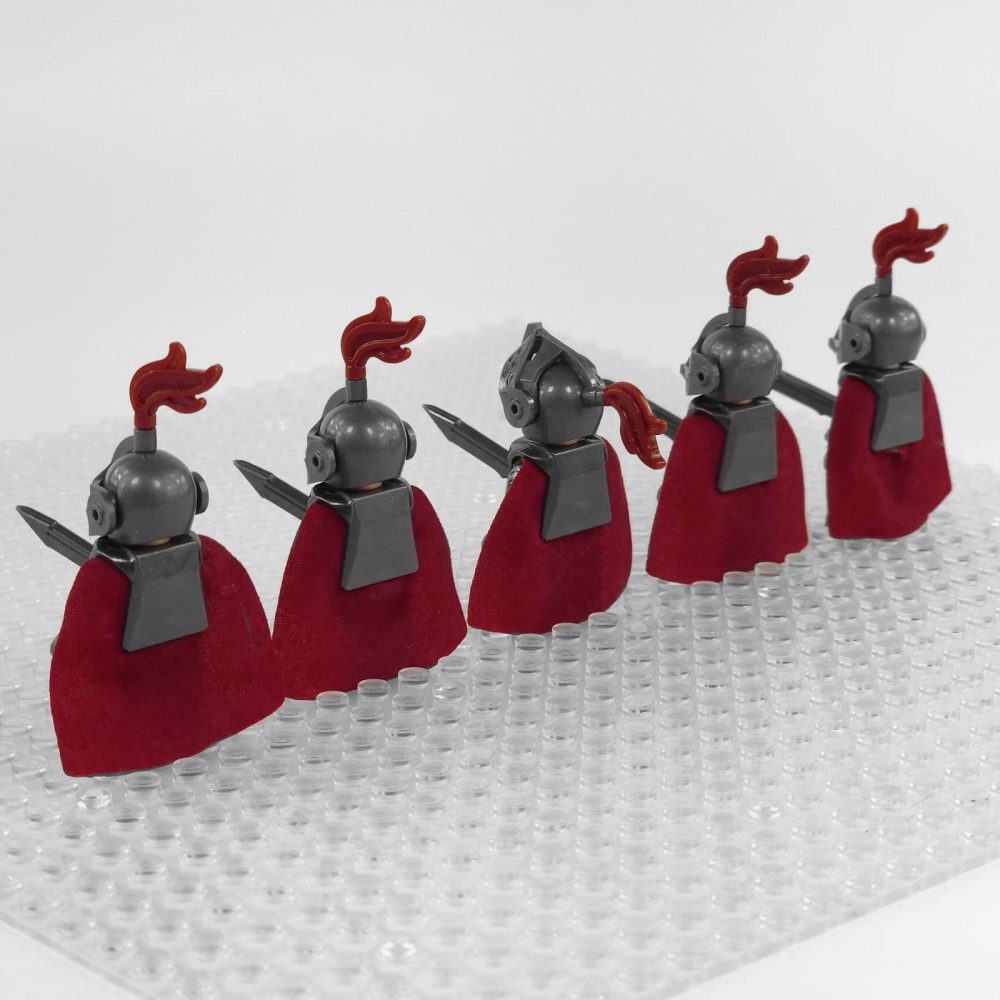 Crusades Knights Templar Patron Knights Block Figures Set  With Swords