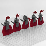 Crusades Knights Templar Patron Knights Block Figures Set  With Swords