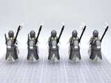 Crusades Mounted Holy Sepulchre Knights Armored Warhorse Block Figures  Set