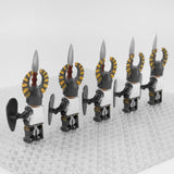 Crusades Teutonic Knights Elite Spears Block Figures Set With Spear and Shield