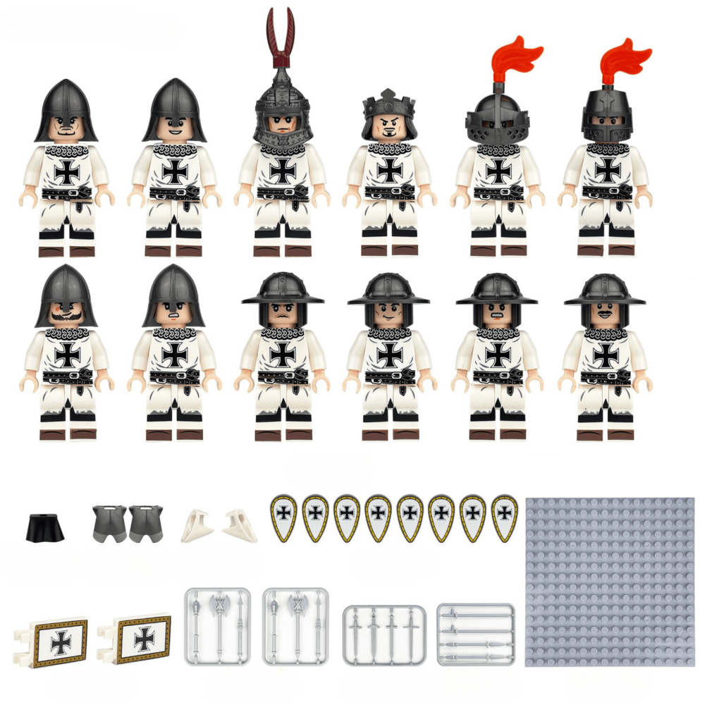 Crusades Teutonic Knights Block Figures Set