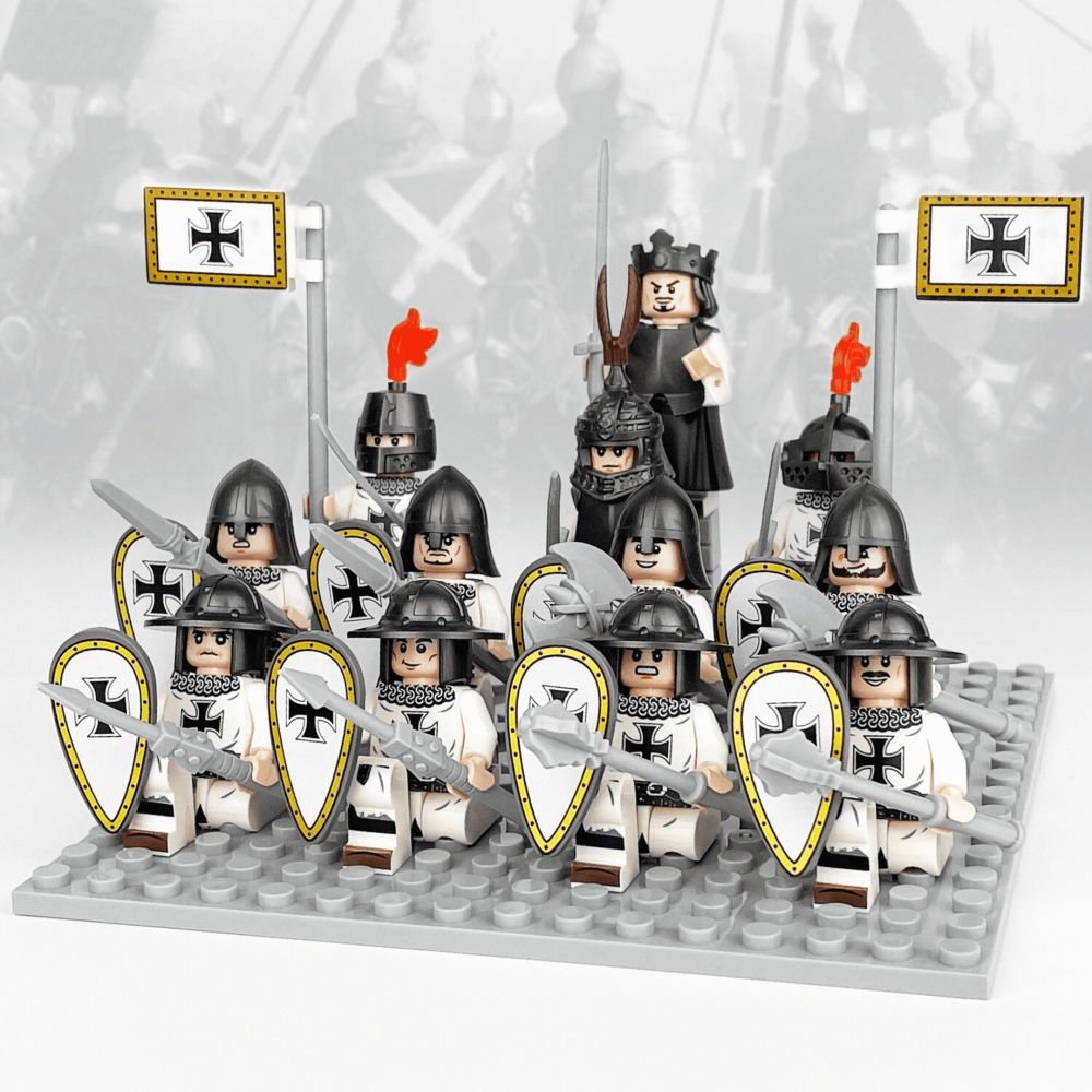 Crusades Teutonic Knights Block Figures Set