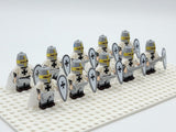 Crusades Teutonic Knights Swords Block Figures Set of 10pcs