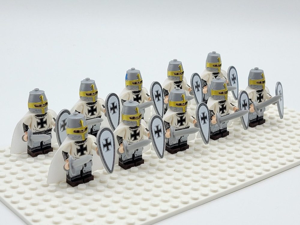 Crusades Teutonic Knights Swords Block Figures Set of 10pcs