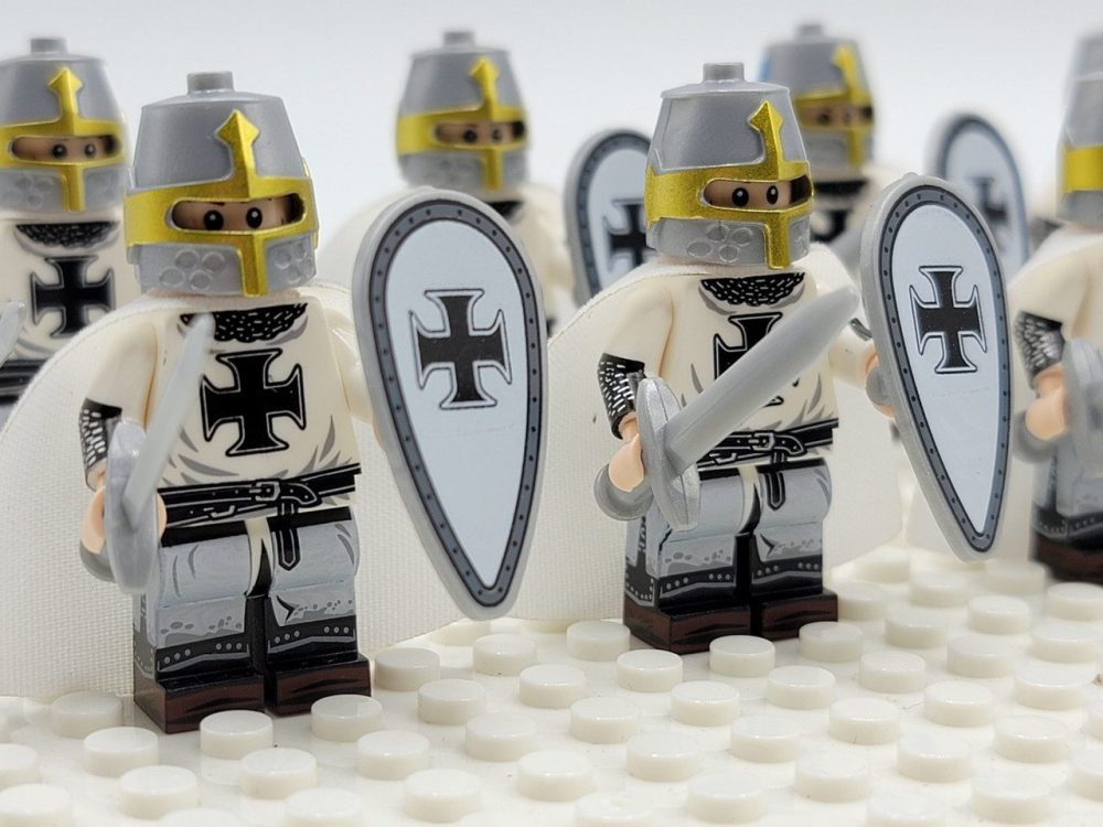 Crusades Teutonic Knights Swords Block Figures Set of 10pcs