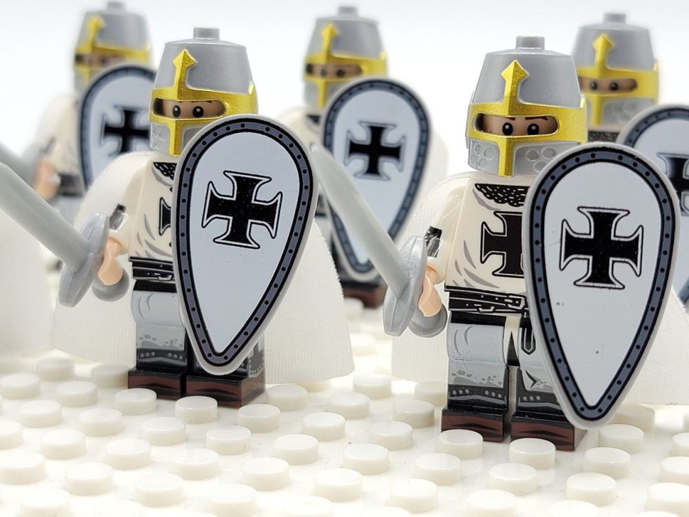 Crusades Teutonic Knights Swords Block Figures Set of 10pcs