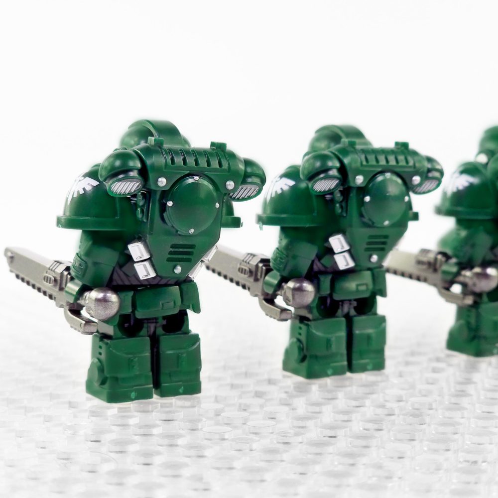 Dark Angels Space Marines Block Figures Set