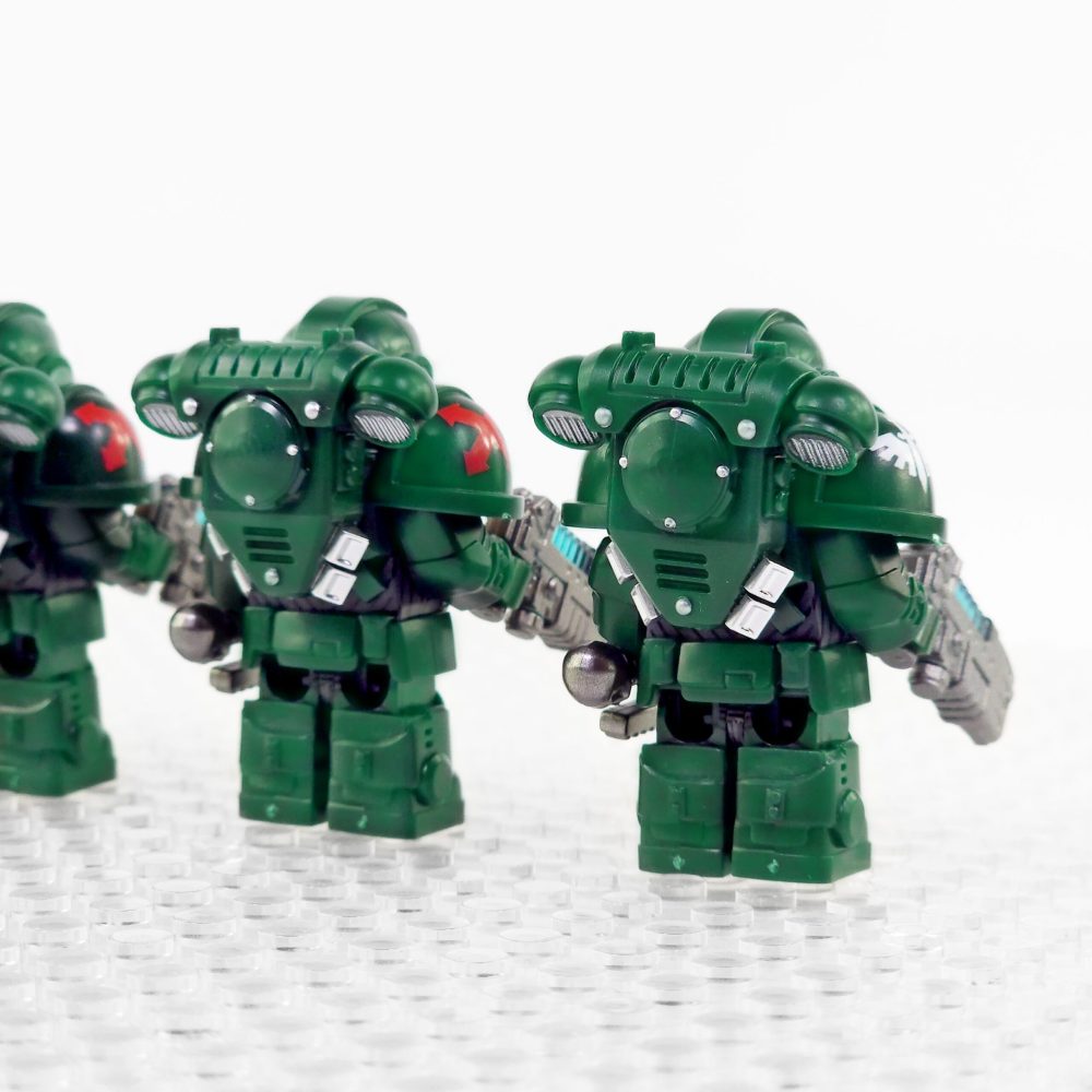 Dark Angels Space Marines Block Figures Set