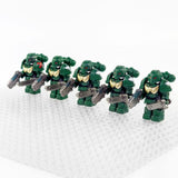 Dark Angels Space Marines Block Figures Set