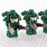 Dark Angels Space Marines Block Figures Set