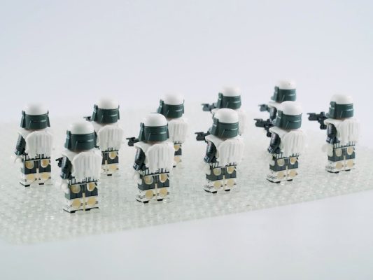 Space War Theme Imperial Super Commando Block Figures Set