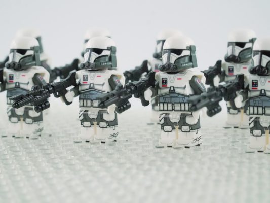 Space War Theme Imperial Super Commando Block Figures Set