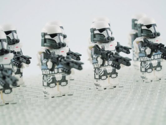 Space War Theme Imperial Super Commando Block Figures Set