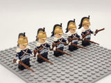 Dutch Dragoon Block Figures Set of 5pcs