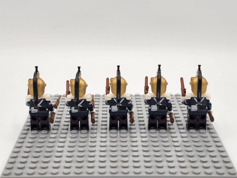 Dutch Dragoon Block Figures Set of 5pcs