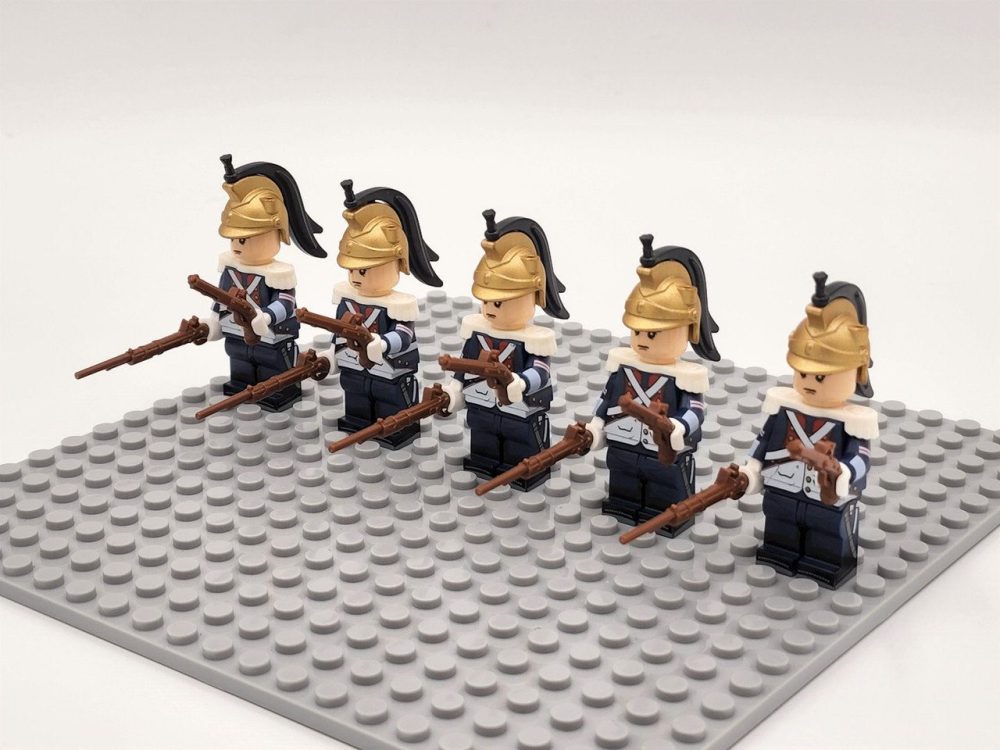 Dutch Dragoon Block Figures Set of 5pcs