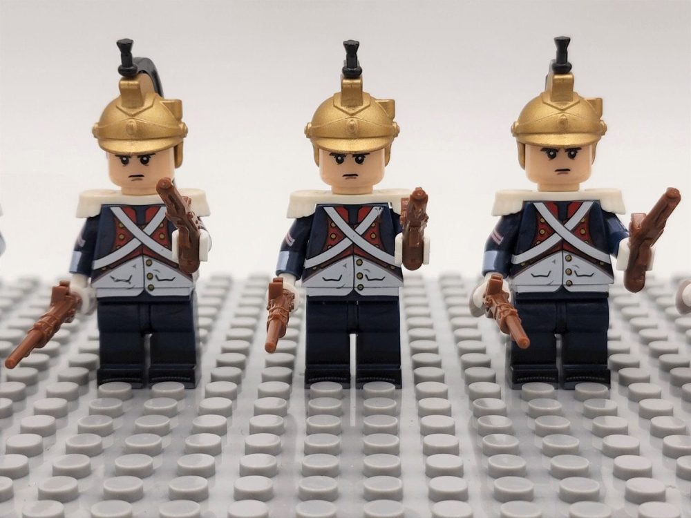 Dutch Dragoon Block Figures Set of 5pcs