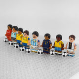 FIFA Football Players ‘The Greats’ Today and Yesterday Block Figures Set of 8pcs