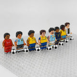 FIFA Football Players ‘The Greats’ Today and Yesterday Block Figures Set of 8pcs