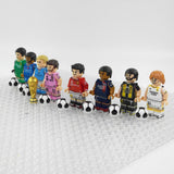 FIFA Football Star Players Block Figures Set with Football and Trophy Accessory
