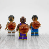 NBA Basketball Block Figures Set of 9pcs with Basketball Accessory