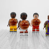 NBA Basketball Block Figures Set of 9pcs with Basketball Accessory
