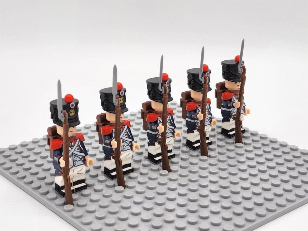 French Fusilier Block Figures Set