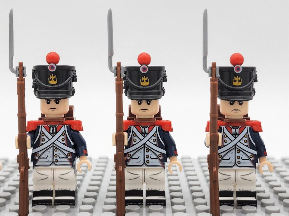French Fusilier Block Figures Set