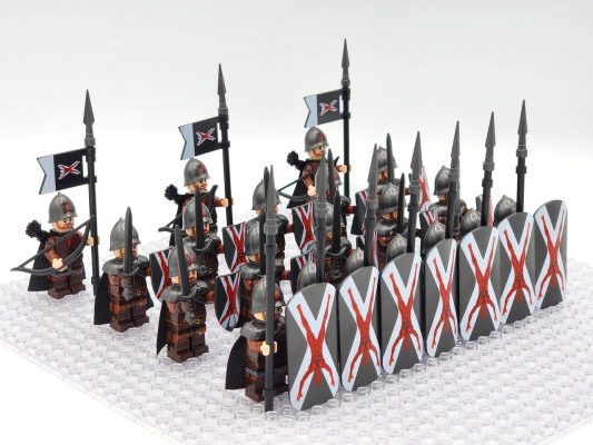 Game of Thrones House Bolton Block Figures Set