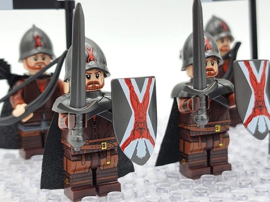 Game of Thrones House Bolton Block Figures Set